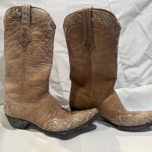 Old Gringo Brown Embroidered Cowboy Boots